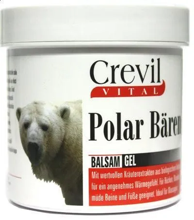 Baltųjų Lokių šildantis kūno balzamas CREVIL 250 ml