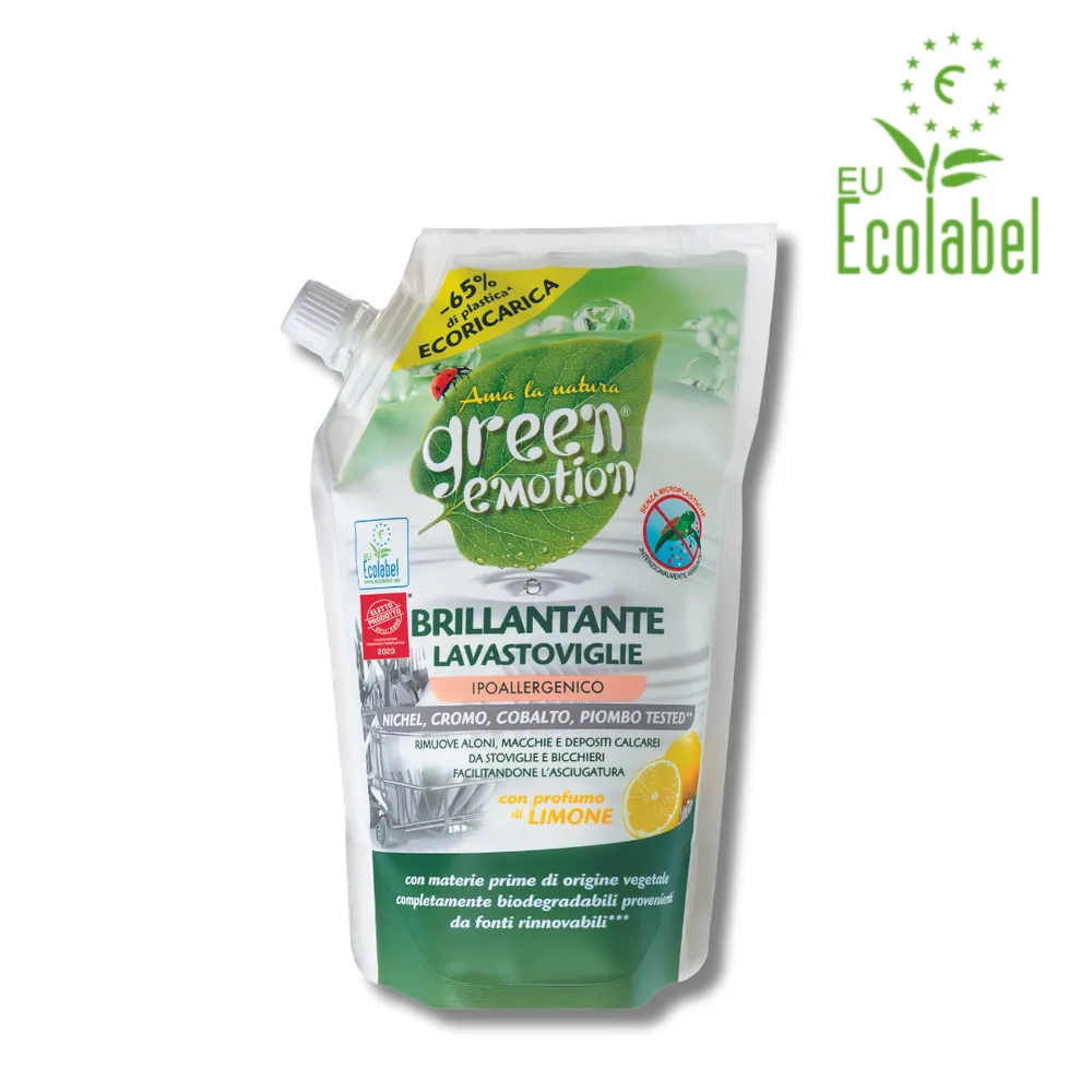 Ekologiškas indų skalavimo skystis indaplovėms GREEN EMOTION 500ml