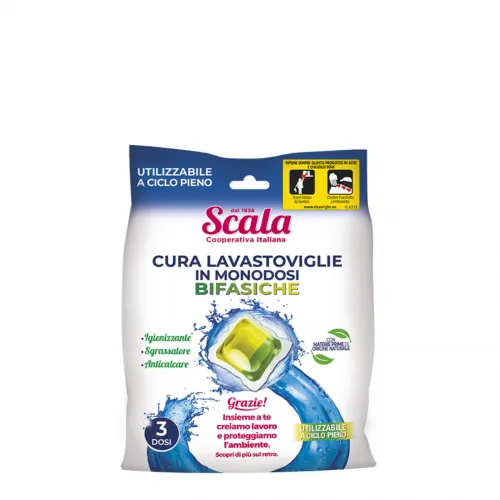 Indaplovės valymo kapsulės 2in1 SCALA 3x75gr