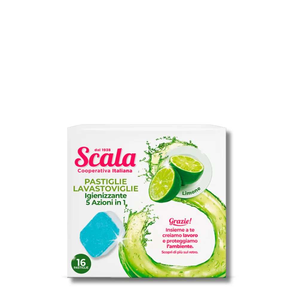 Indaplovių tabletės 5in1 SCALA 16vnt.