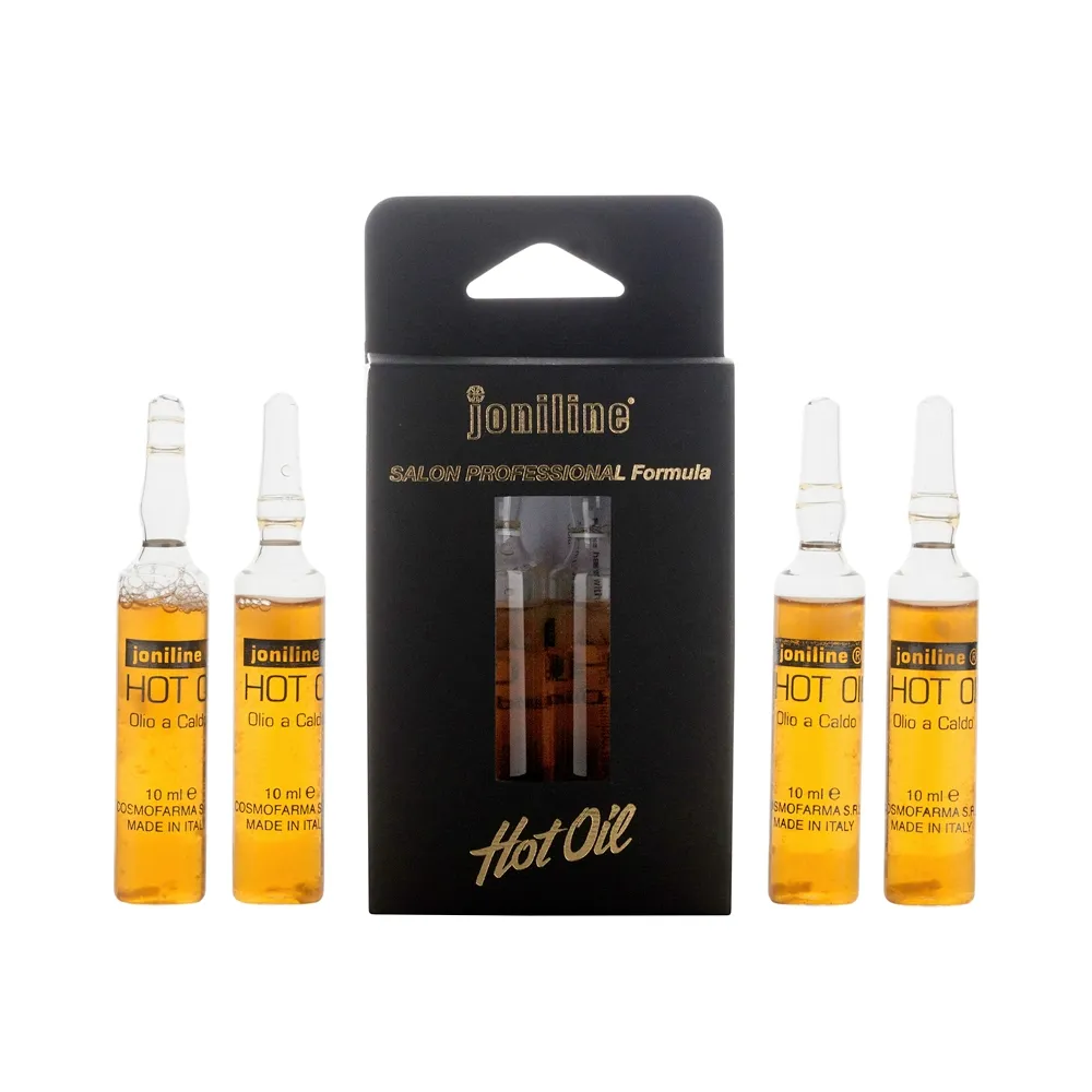Karšto aliejaus serumas pažeistų plaukų atstatymui JONILINE 4x10ml