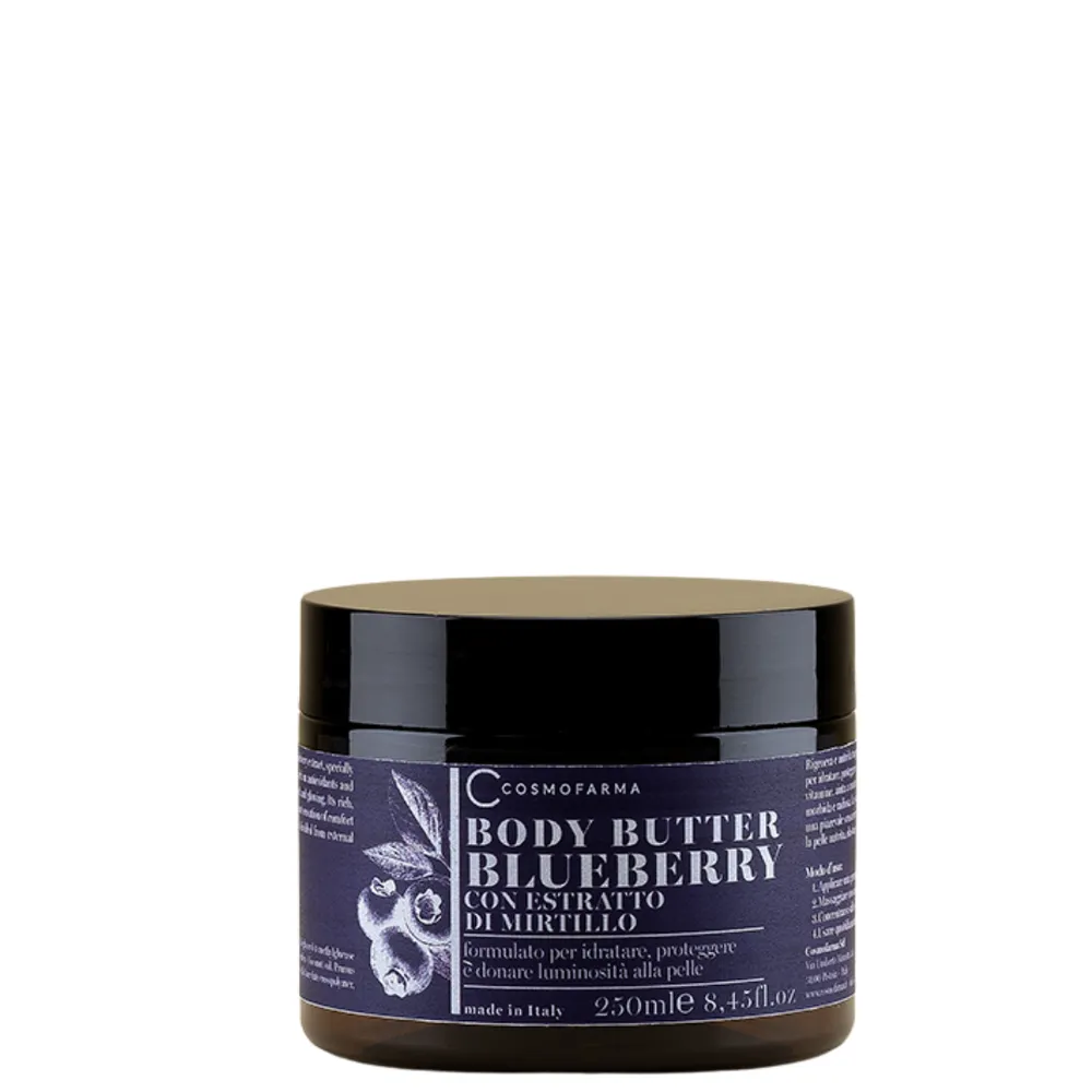 Kūno sviestas su mėlynių ekstraktu Cosmofarma 250 ml