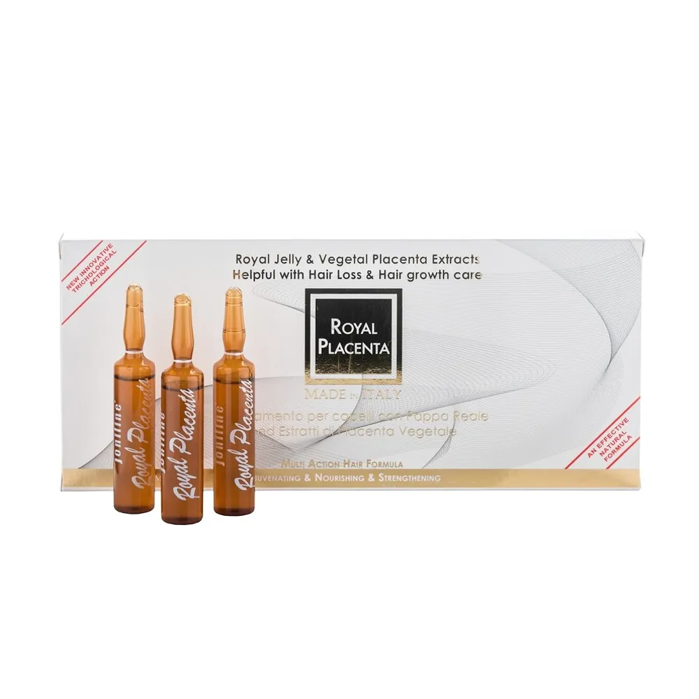 Karališkas serumas nuo plaukų slinkimo ROYAL PLACENTA 12x10ml