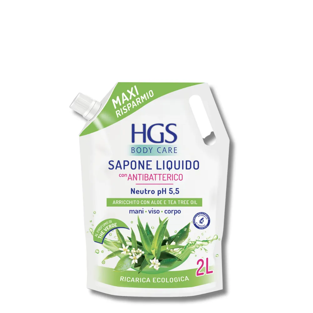 Skystas antibakterinis muilas Alavijas ir Arbatmedžio Aliejus HGS 2000ml