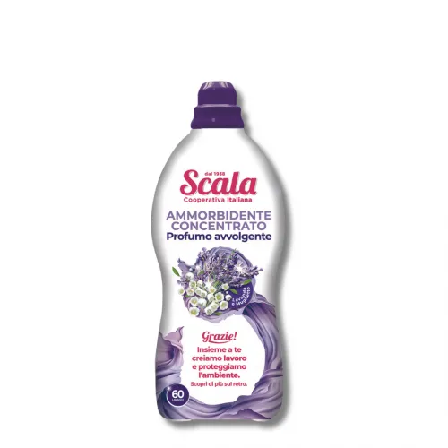 Koncentruotas skalbinių minkštiklis Levandos ir Pakalnutė SCALA 1500ml (60 SKALBIMŲ)  