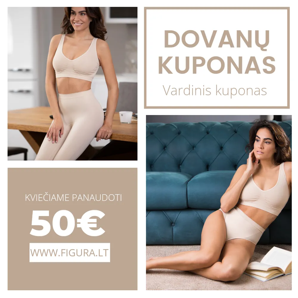 DOVANŲ KUPONAS 50€ vertės