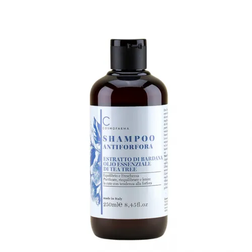 Šampūnas nuo pleiskanų su arbatmedžio aliejumi ir varnalėšos ekstraktu Cosmofarma 250ml