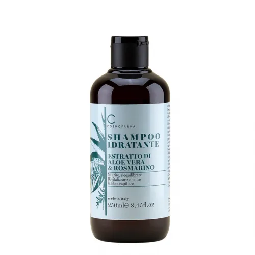 Drėkinamasis šampūnas su alaviju ir rozmarino ekstraktu Cosmofarma 250ml