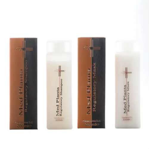 Plaukų šampūno ir kaukės rinkinys  MED PLANTA 200+200ml