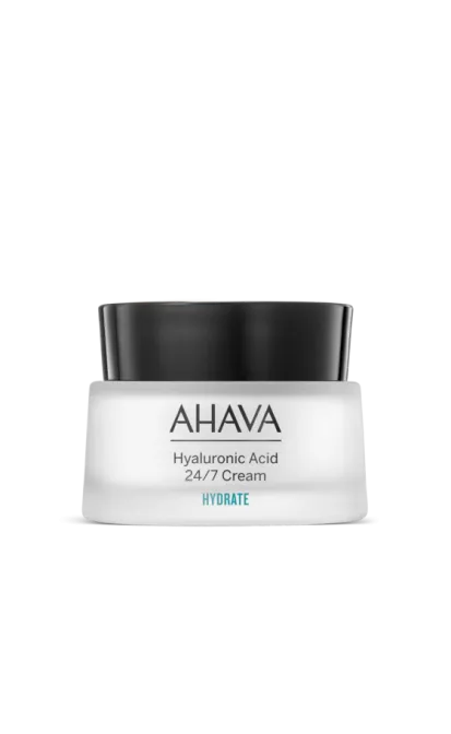 AHAVA HYDRATE 24/7 VEIDO KREMAS SU HIALURONO RŪGŠTIMI, 50 ML