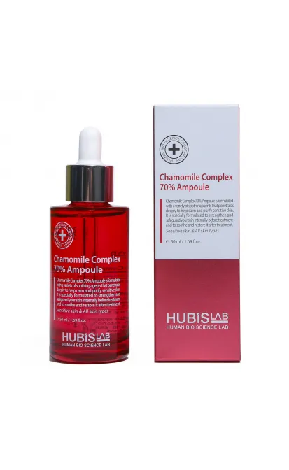 HUBISLAB AMPULĖ SU 70% RAMUNĖLIŲ KOMPLEKSU, 50 ML