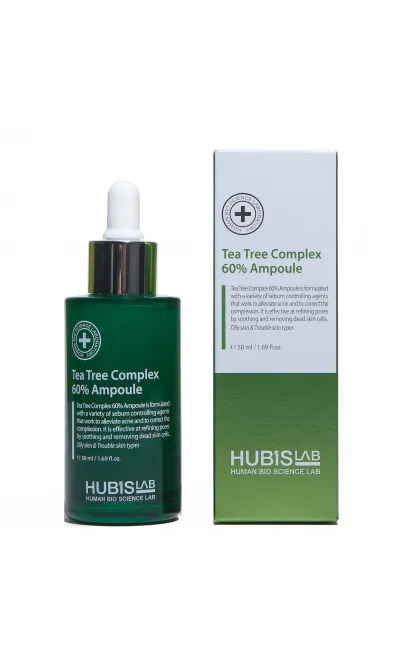 HUBISLAB AMPULĖ SU 60% ARBATMEDŽIO KOMPLEKSU, 50 ML