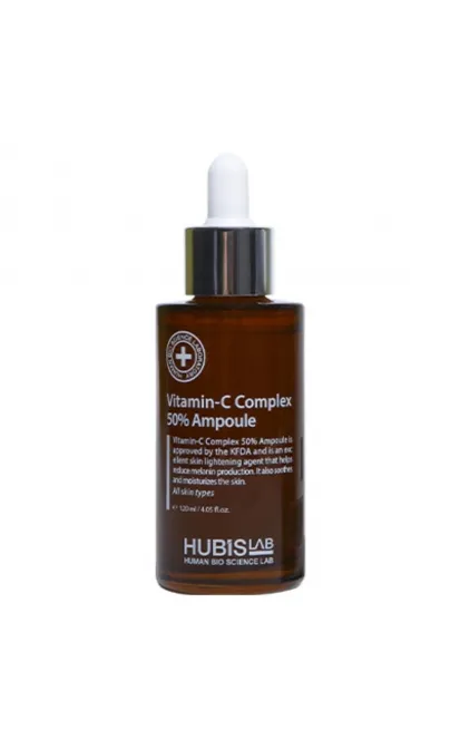HUBISLAB AMPULĖ SU 50% VITAMINO C KOMPLEKSU, 120 ML