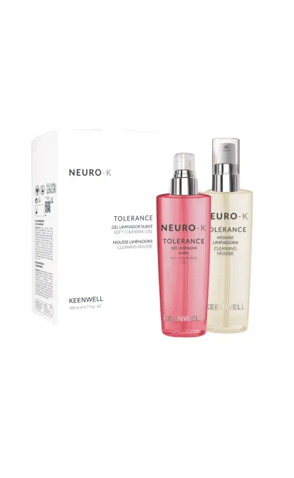 KEENWELL NEURO-K RINKINYS JAUTRIOS ODOS PRIEŽIŪRAI (ŠVELNUS VALOMASIS GELIS 200 ML + VALOMOSIOS PUTOS 200 ML)