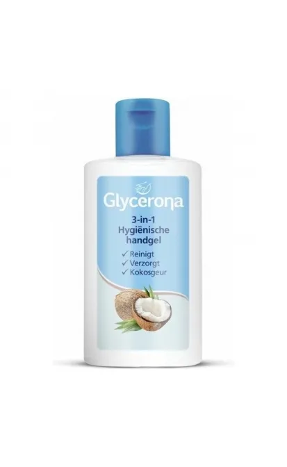 GLYCERONA 3 IN 1 KOKOSŲ KVAPO DEZINFEKCINIS RANKŲ GELIS, 100 ML