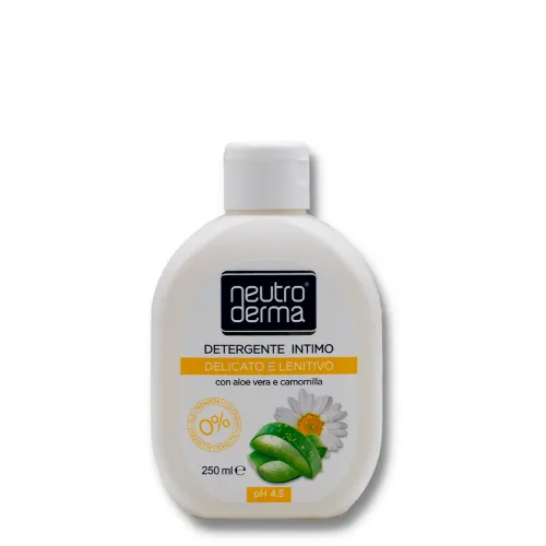 Intymios higienos prausiklis su alaviju ir ramunėlėmis, pH 4,5 Neutro Derma 400ml