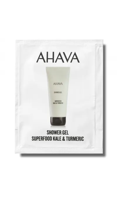 AHAVA KALE &amp; TURMERIC DUŠO GELIS, 6 ML