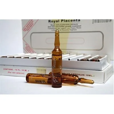 Karališkas serumas nuo plaukų slinkimo ROYAL PLACENTA 12vnt x10ml
