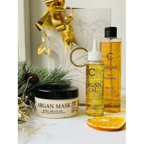 Dovanų rinkinys „Gintaras“ šampūnas+kaukė+aliejus plaukams!