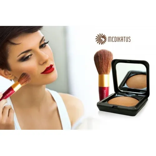 Egipto saulės įdegį suteikianti pudra EGYPTIAN GLOW 9 g ir šepetėlis