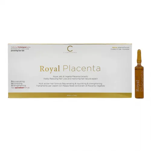 Karališkas serumas nuo plaukų slinkimo ROYAL PLACENTA 12x10ml