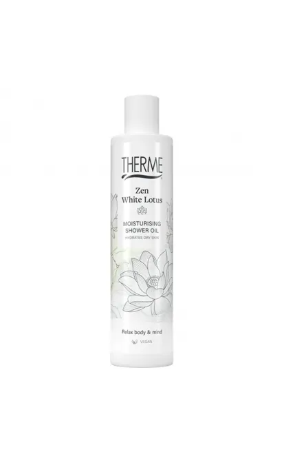 THERME ZEN WHITE LOTUS DRĖKINANTIS DUŠO ALIEJUS, 250 ML